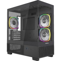 Компьютерный корпус Powercase Vision Micro M3B TG ARGB Black (CVMMB-A3)