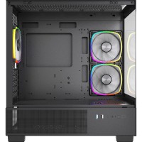 Компьютерный корпус Powercase Vision Micro M3B TG ARGB Black (CVMMB-A3)