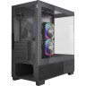 Компьютерный корпус Powercase Vision Micro M3B TG ARGB Black (CVMMB-A3)