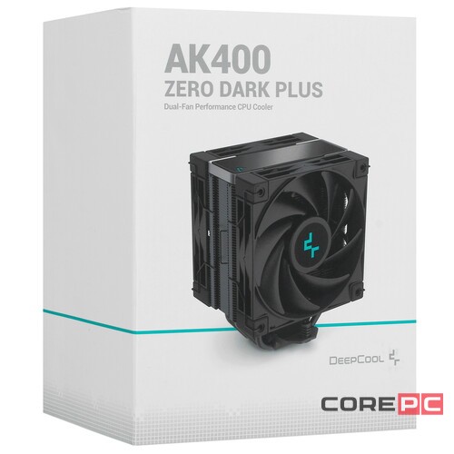 Кулер для процессора Deepcool AK400 ZERO DARK PLUS R-AK400-BKNNMD-G-1