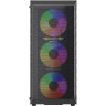 Компьютерный корпус Powercase Mistral S4B FRGB Fans Black (CMSB-L4)
