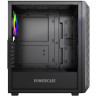 Компьютерный корпус Powercase Mistral S4B FRGB Fans Black (CMSB-L4)