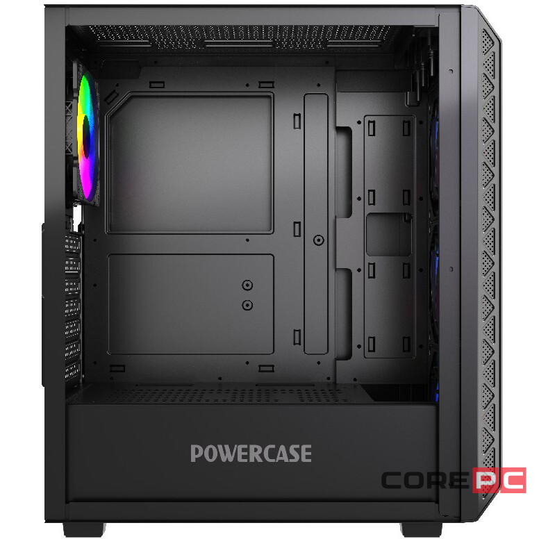Компьютерный корпус Powercase Mistral S4B FRGB Fans Black (CMSB-L4)