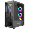 Компьютерный корпус Powercase Mistral S4B FRGB Fans Black (CMSB-L4)
