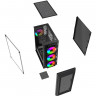 Компьютерный корпус Powercase Mistral S4B FRGB Fans Black (CMSB-L4)