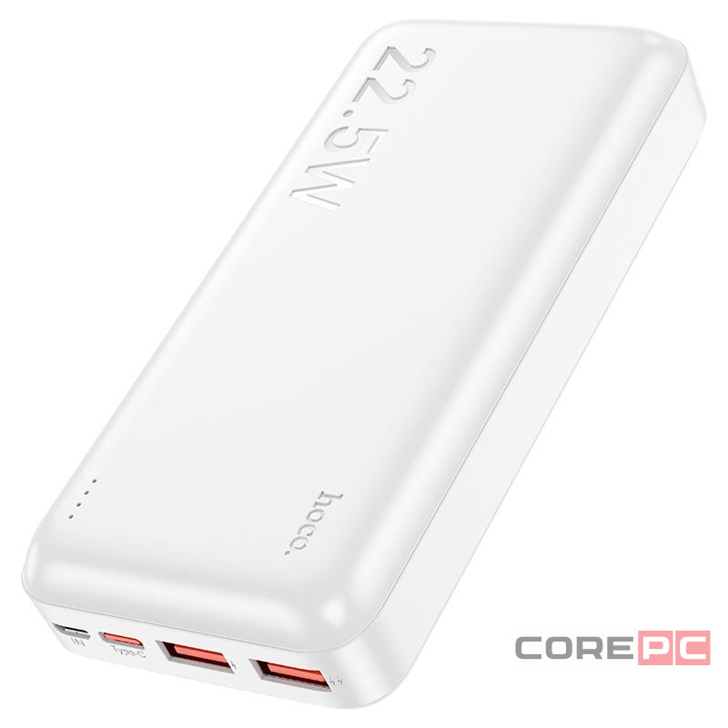 Powerbank Hoco J101A 20000mAh 2USB/1USB-C 18W/20W белый