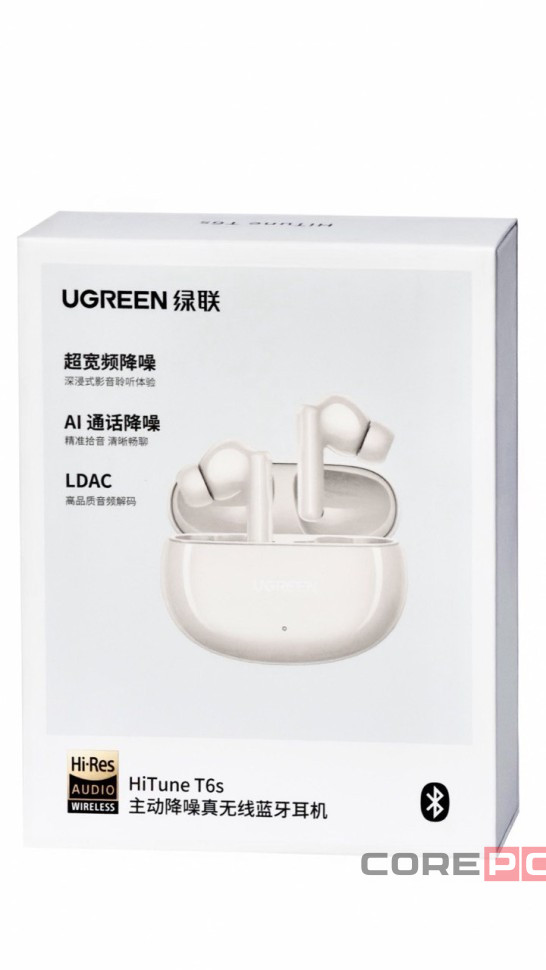 Беспроводные наушники TWS Ugreen HiTune T6s (WS205) белые