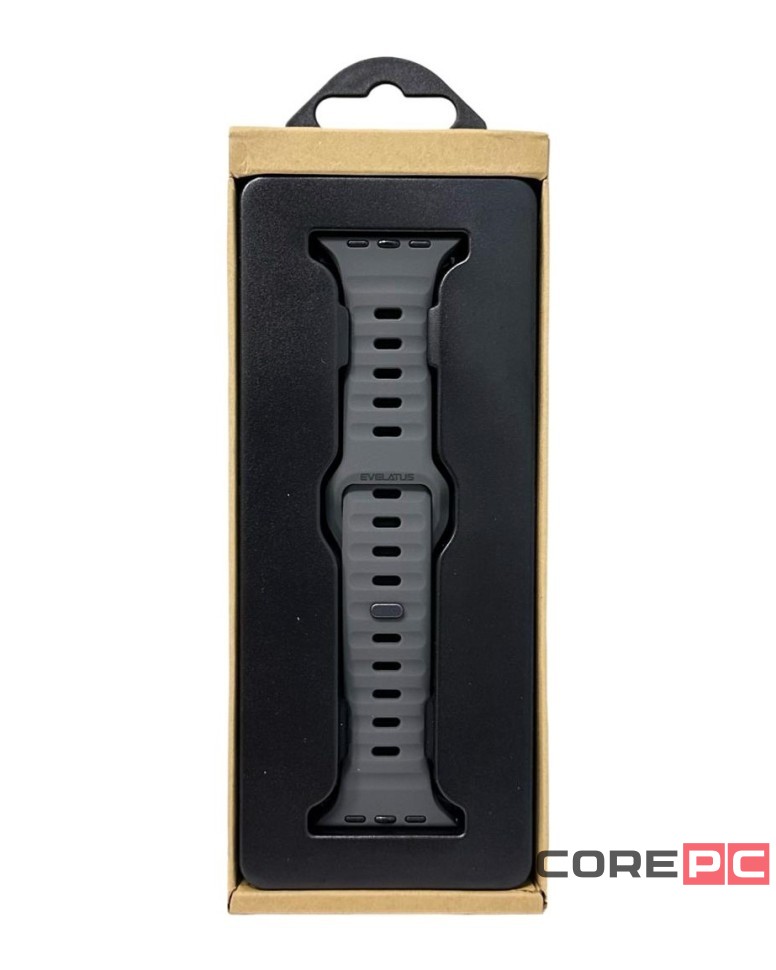 Сменный браслет Evelatus для Apple Watch 42-44-45-49mm тёмно-серый