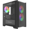 Компьютерный корпус Powercase ALISIO Micro Z3B ARGB V2 ARGB Black (CAMZB-A3-V2)