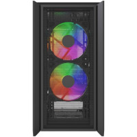 Компьютерный корпус Powercase ALISIO Micro Z3B ARGB V2 ARGB Black (CAMZB-A3-V2)
