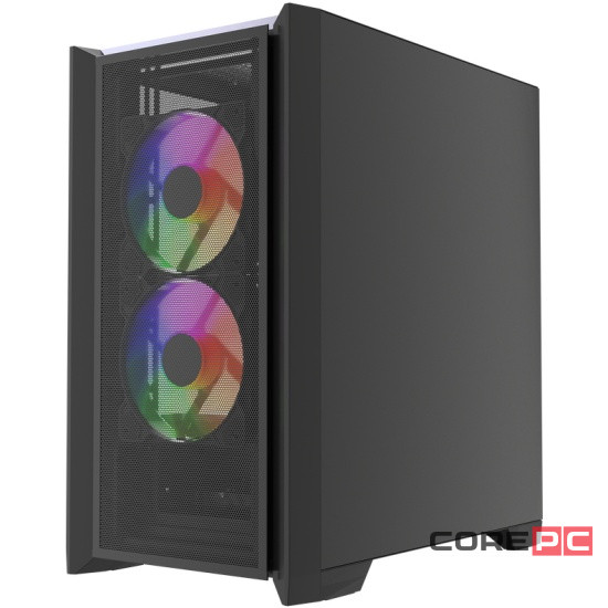 Компьютерный корпус Powercase ALISIO Micro Z3B ARGB V2 ARGB Black (CAMZB-A3-V2)