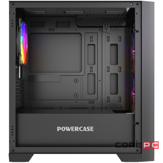 Компьютерный корпус Powercase ALISIO Micro Z3B ARGB V2 ARGB Black (CAMZB-A3-V2)