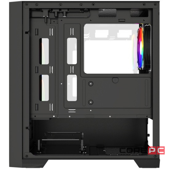Компьютерный корпус Powercase ALISIO Micro Z3B ARGB V2 ARGB Black (CAMZB-A3-V2)