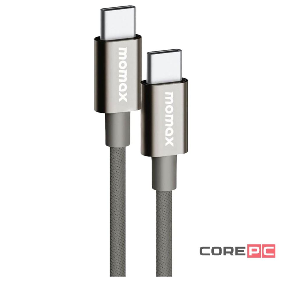 Usb Кабель-зарядка Type-C на Type-C Momax elite 60W DC30L 1.5м титан