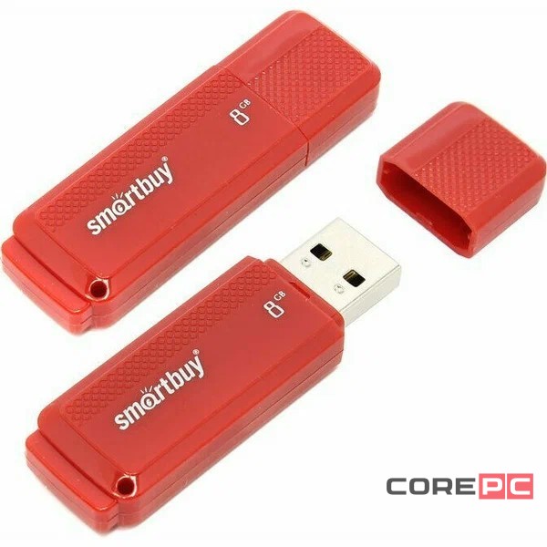 USB флеш накопитель Smartbuy 8GB Dock Red (SB8GBDK-R)