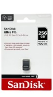 3.1 USB флеш накопитель SanDisk CZ430 Ultra Fit 256GB 400mb/s (SDCZ430-256G-G46)