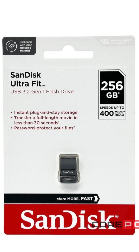 3.1 USB флеш накопитель SanDisk CZ430 Ultra Fit 256GB 400mb/s (SDCZ430-256G-G46)