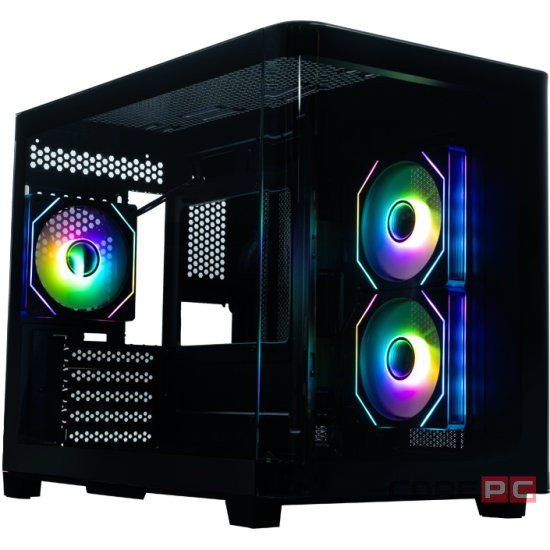 Компьютерный корпус XASTRA QR500M 3ARGB C10-UC ARGB Black (QR500M-3FM12A-C10-UC)