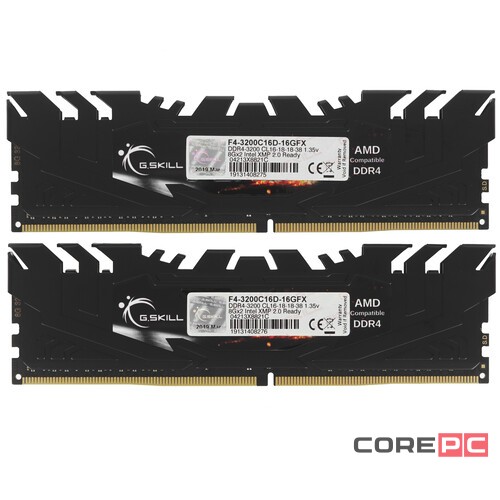 Оперативная память 16 Gb 3200 MHz G.Skill FLARE X (F4-3200C16D-16GFX)