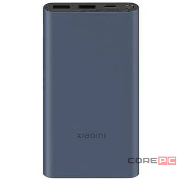 Powerbank Xiaomi 3 10000 мАч 2USB+Type-C 22,5W Fast Charge PB100DZM темно-синий