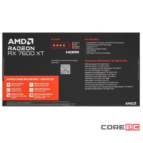 Видеокарта Acer (DP.Z3LWW.P02) Radeon RX 7600 XT 16GB NITRO OC