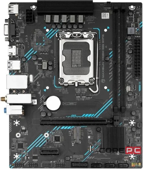 Материнская плата MaxSun H610M 666 ARGB WIFI6 (6940709660638)