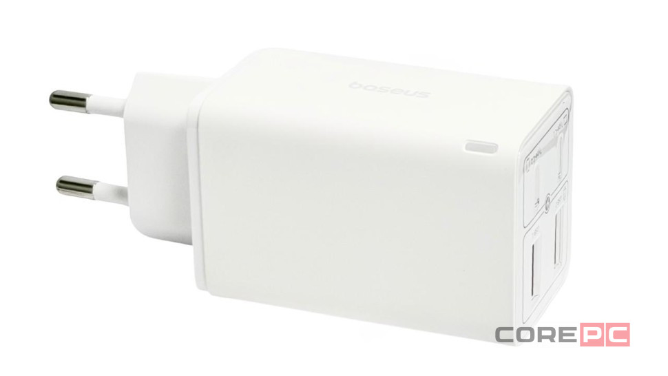 Сетевое зар. устр. Baseus GaN6Pro Fast Charger 2USB/2C 65W P10162701213-00 белое