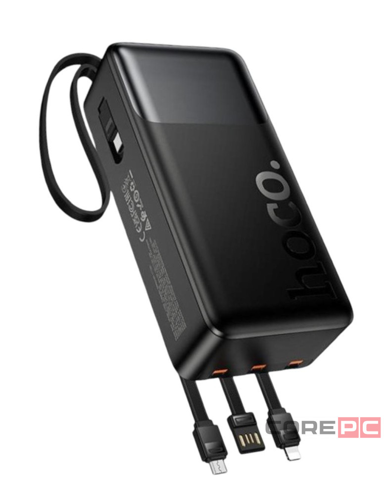 Powerbank Hoco J156B 30000mAh 1USB/1C черный