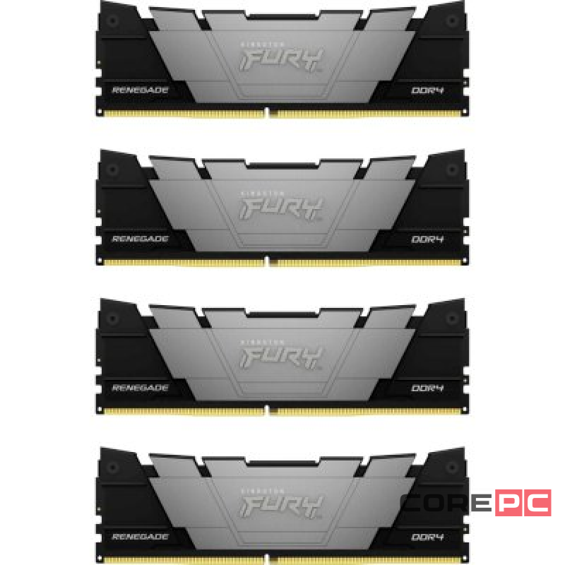 Оперативная память 64 Gb 3200 MHz Kingston FURY Renegade Black (KF432C16RB12K4/64)