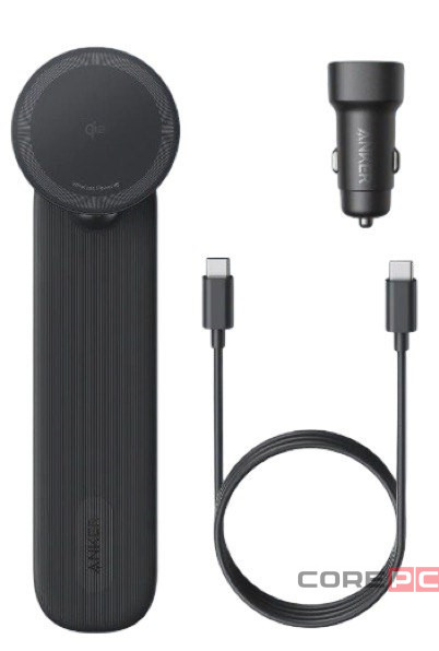 Держатель в автомобиль с беспроводной зарядкой на торпеду и воздуховод Anker A2216 черный
