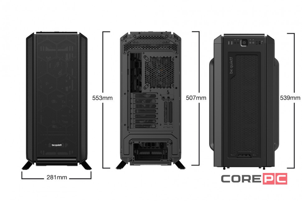 Компьютерный корпус Be Quiet! SILENT BASE 802 Black BG039