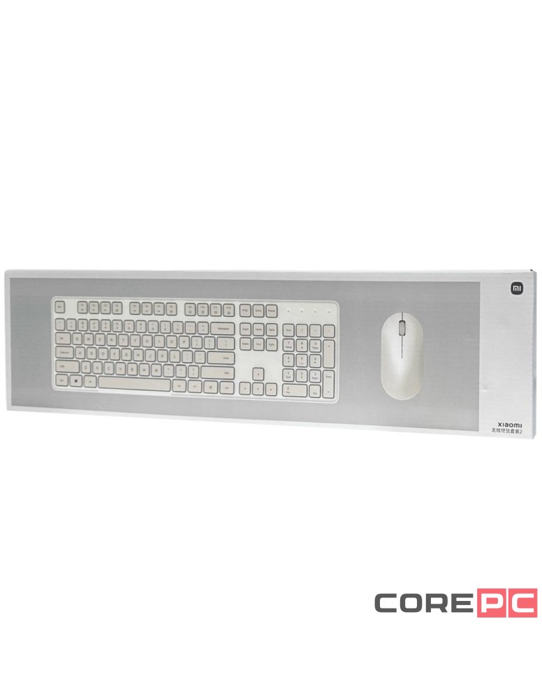 Клавиатура и мышь Xiaomi Mi Wireless Keyboard and Mouse Combo WXJS02YM бежевая