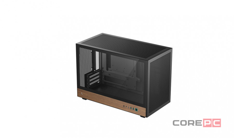 Компьютерный корпус Deepcool CH260 WOOD TG Black