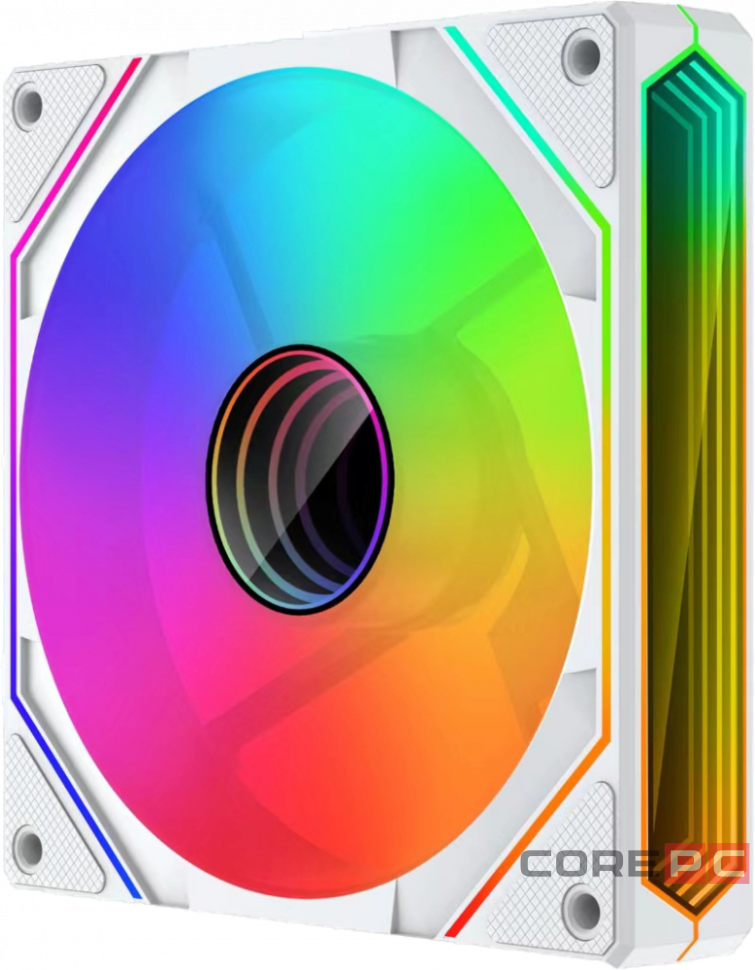 Вентилятор для корпуса Helly 6-PRO 120 мм Mirror ARGB White