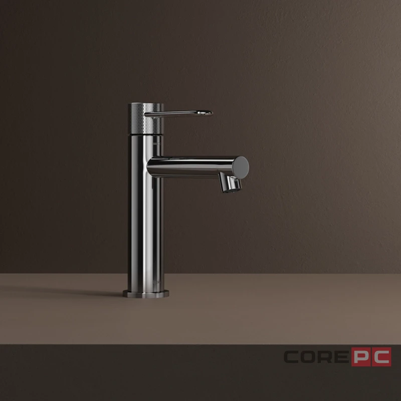 Смеситель для раковины Iddis DUNSB00i01, рычажное управление, цвет хром