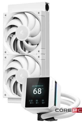 Система жидкостного охлаждения для процессора Deepcool MYSTIQUE 240 WH (R-LX240-WHDSNMP-G-1)