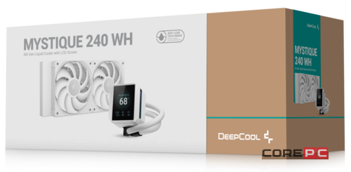 Система жидкостного охлаждения для процессора Deepcool MYSTIQUE 240 WH (R-LX240-WHDSNMP-G-1)