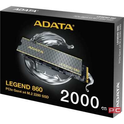 Твердотельный накопитель ADATA XPG 2000 Gb LEGEND 860 (SLEG-860-2000GCS)