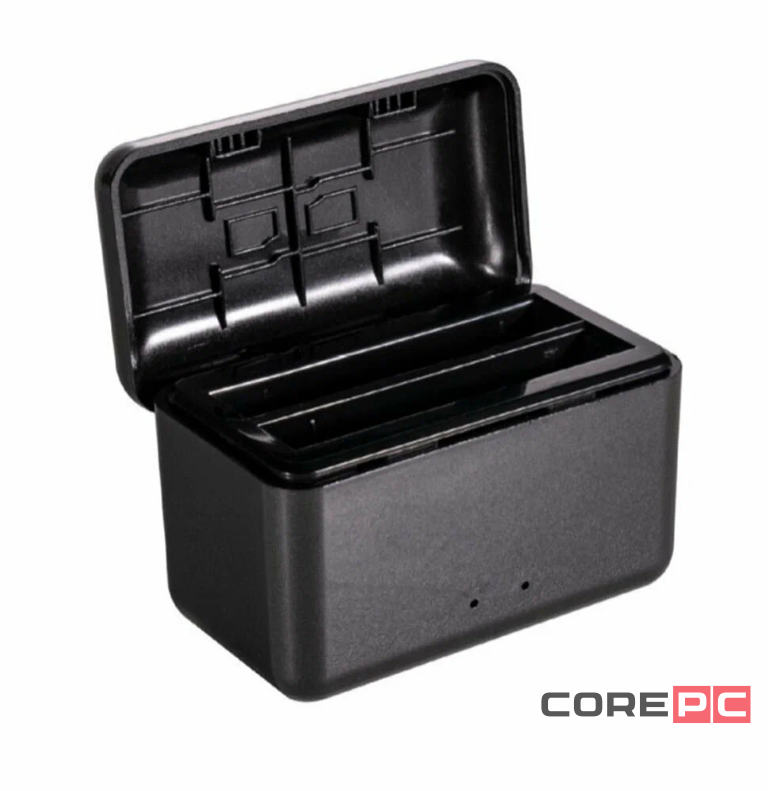 Зарядное устройство (бокс) Fast Charge Hub на 2 аккумулятора для экшн-камеры Insta360 X4