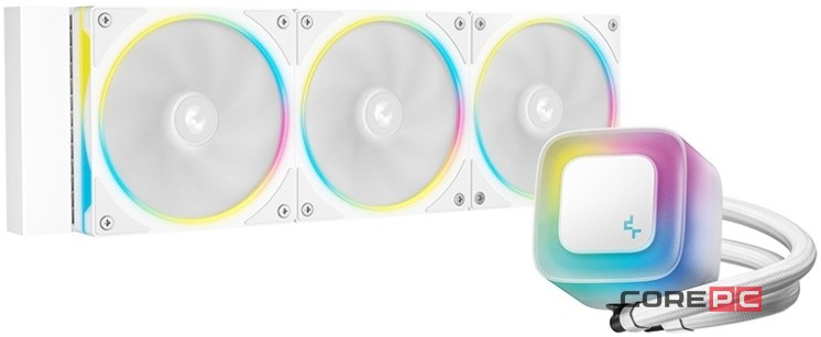Система жидкостного охлаждения для процессора Deepcool LE360 PRO WH ARGB White