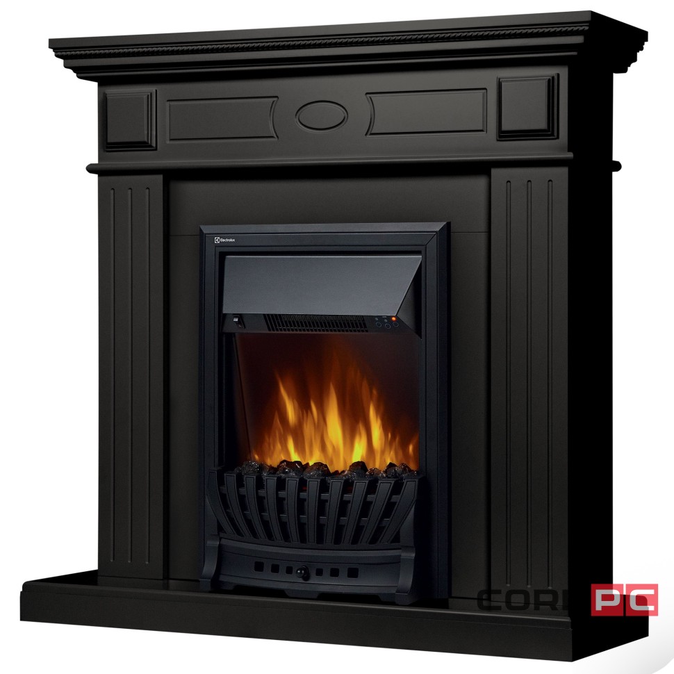 Портал Firelight Bianco Classic черная эмаль