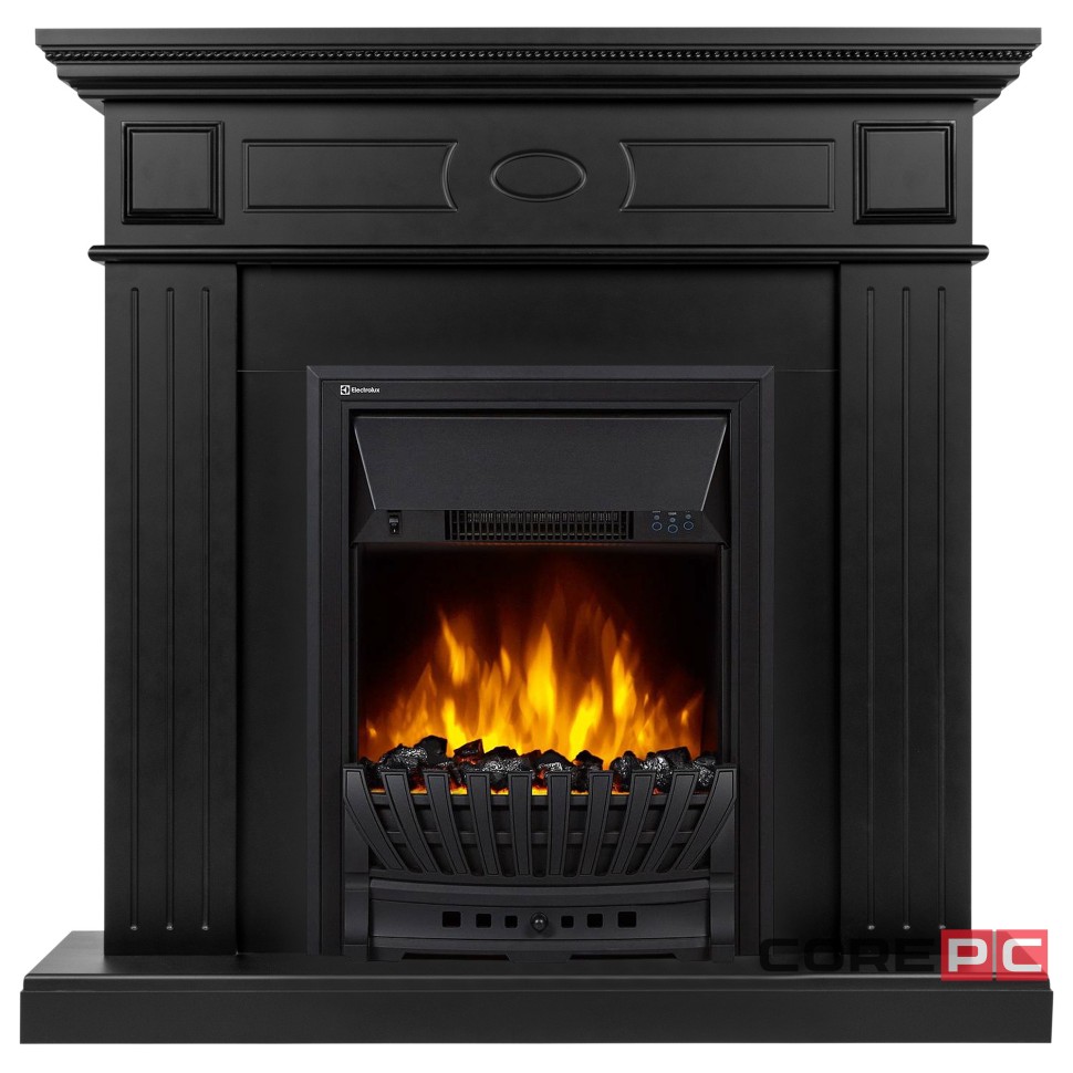 Портал Firelight Bianco Classic черная эмаль