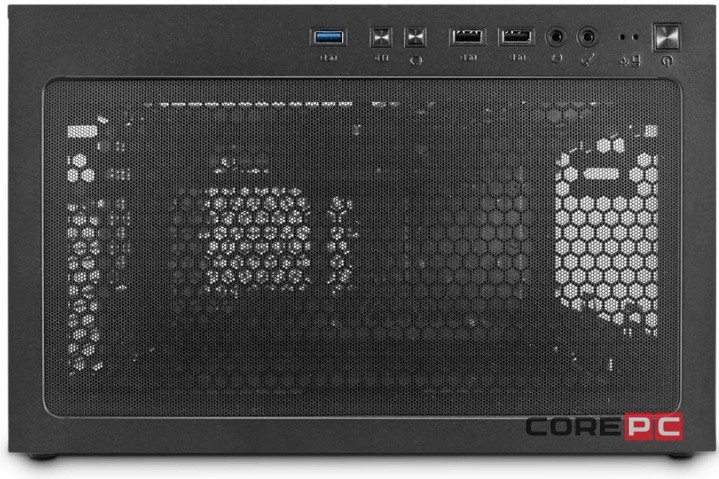 Компьютерный корпус 1STPLAYER TRILOBITE T3-G TG Black (T3-G-BK-4F1)