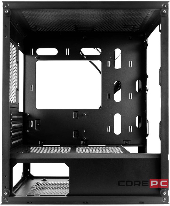 Компьютерный корпус 1STPLAYER TRILOBITE T3-G TG Black (T3-G-BK-4F1)