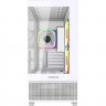 Компьютерный корпус Powercase Vision Micro M3W TG ARGB White (CVMMW-A3)