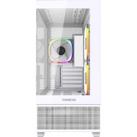 Компьютерный корпус Powercase Vision Micro M3W TG ARGB White (CVMMW-A3)