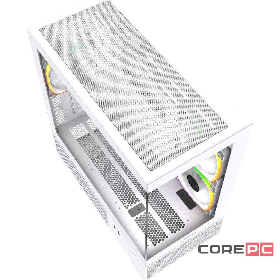 Компьютерный корпус Powercase Vision Micro M3W TG ARGB White (CVMMW-A3)