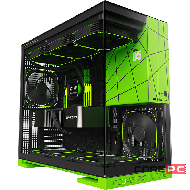 Компьютерный корпус Geometric Future Model 5 NV Style ARGB Limited Edition with fans (1AM5WKNV01100)