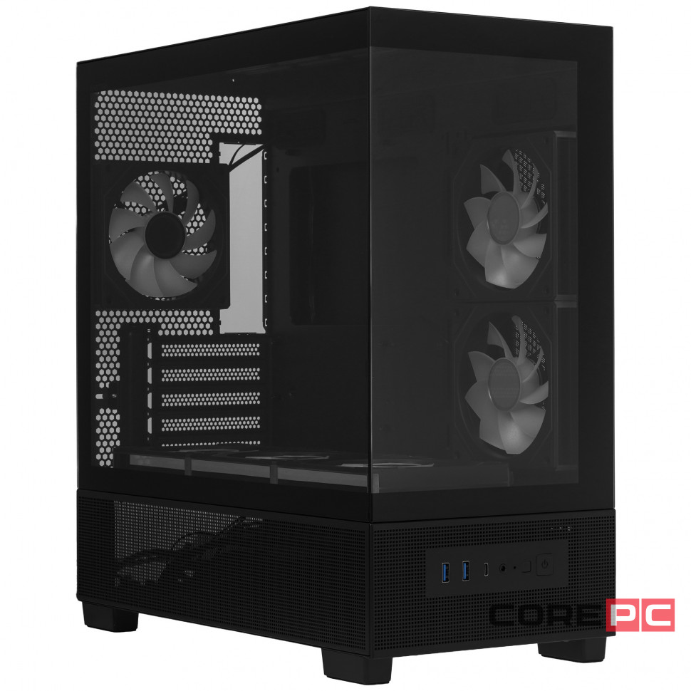 Компьютерный корпус XASTRA Q500M Black (Q500M-6FM12A-C10-UC)