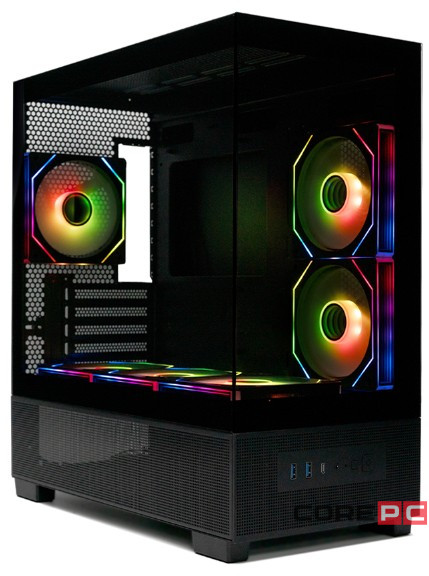 Компьютерный корпус XASTRA Q500M Black (Q500M-6FM12A-C10-UC)